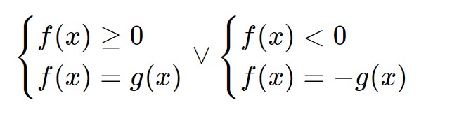 formule equazioni valore assoluto
