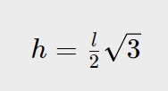 teorema pitagora triangolo equilatero formula