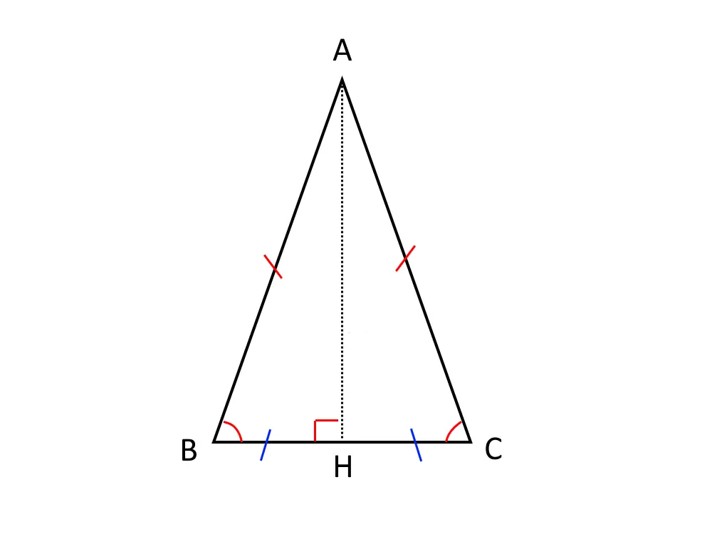 triangolo isoscele teorema pitagora