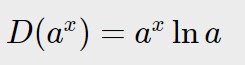 derivata esponenziale