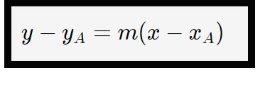 formula retta passante per un punto