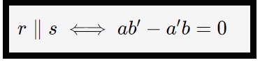 formula rette parallele cartesiano