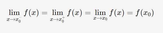 formula funzione continua