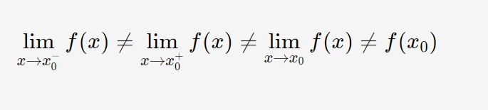 formula funzione non continua