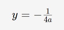 formula direttrice parabola