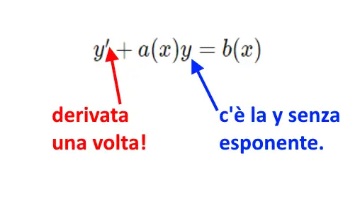 equazione differenziale lineare primo ordine